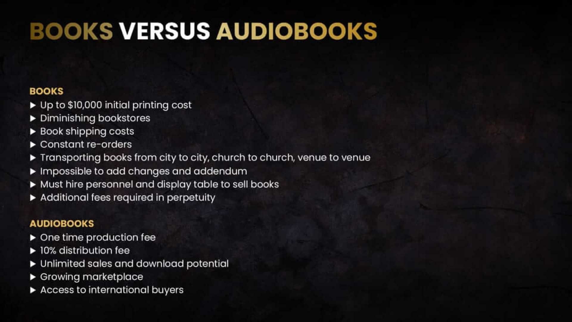 b vs audio